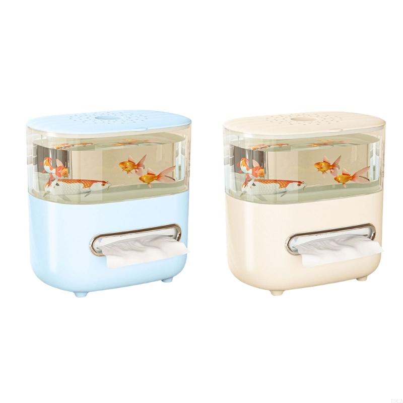 Aquarium Fish Japan - Caja pañuelos 2 en 1 para