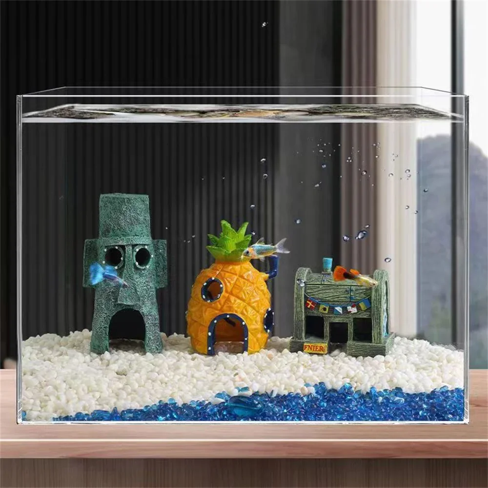 Aquarium Fish Japan - Decoración de pecera de dibujos animados,