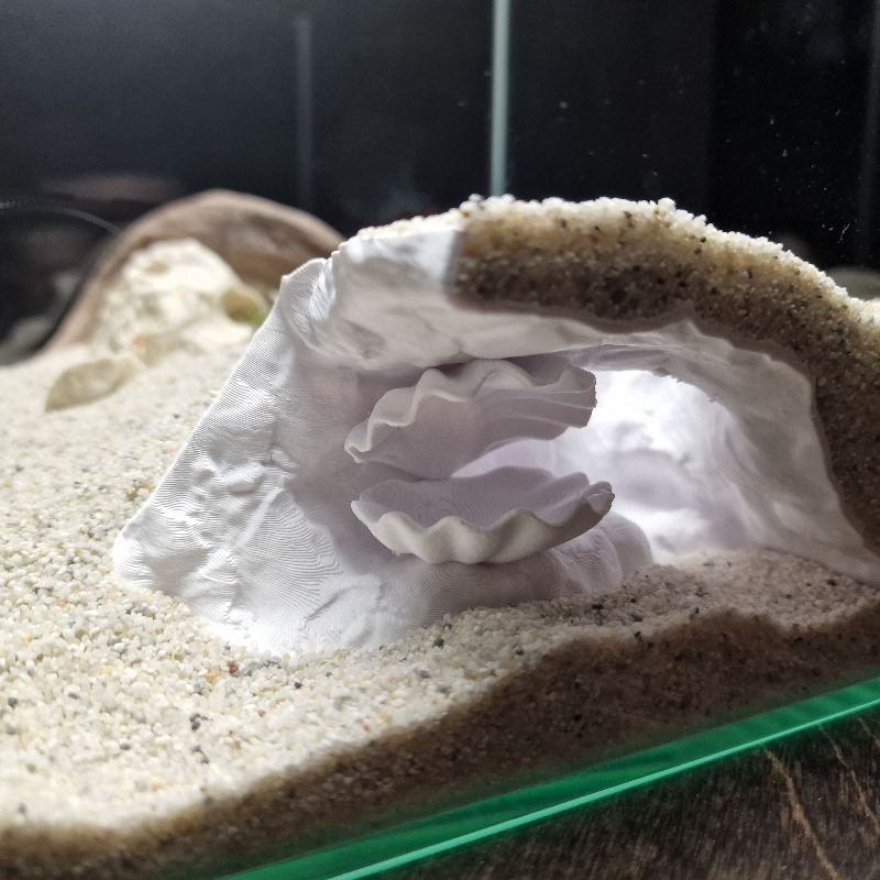 Aquarium Fish Hideout - Cueva oculta para peceras impresa en