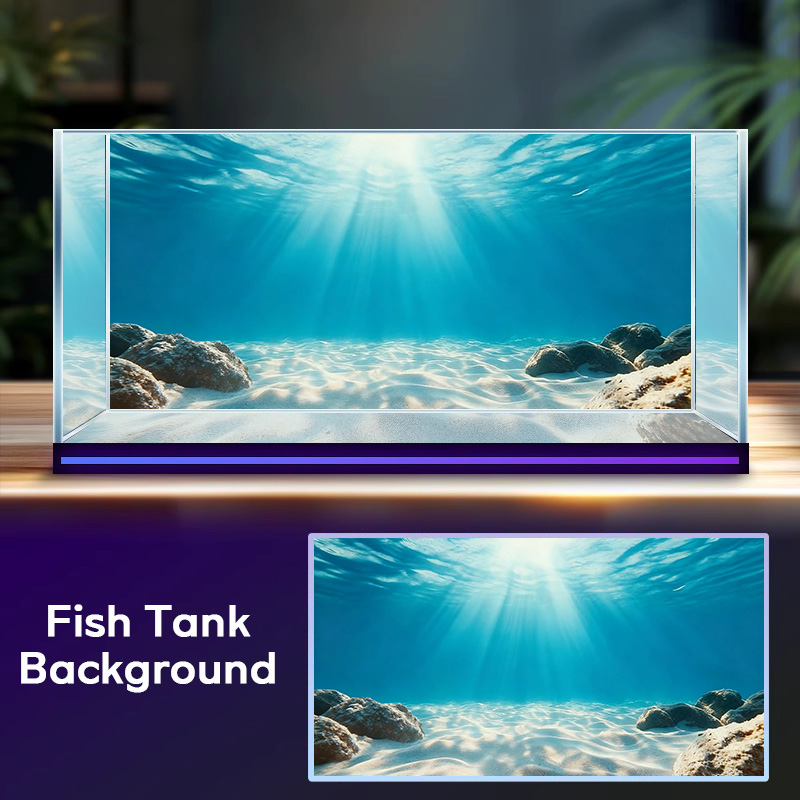 Aquarium Fish Background - Pintura de Fondo para Acuario con