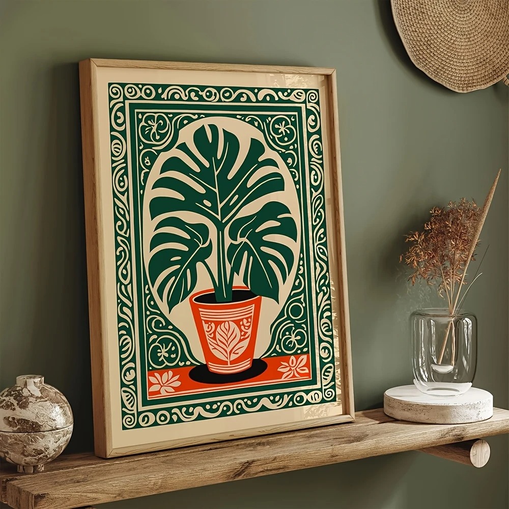Live Plant Fertilizer - Impresión en lienzo de planta de