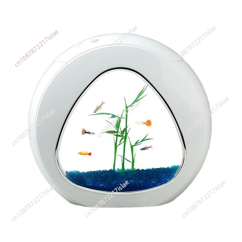 Aquarium Fish Small - Pecera Pequeña de Acrílico para Escritorio,
