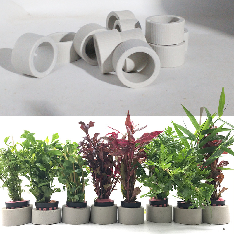 Aquarium Fish Pot - Anillo de cerámica para decoración de