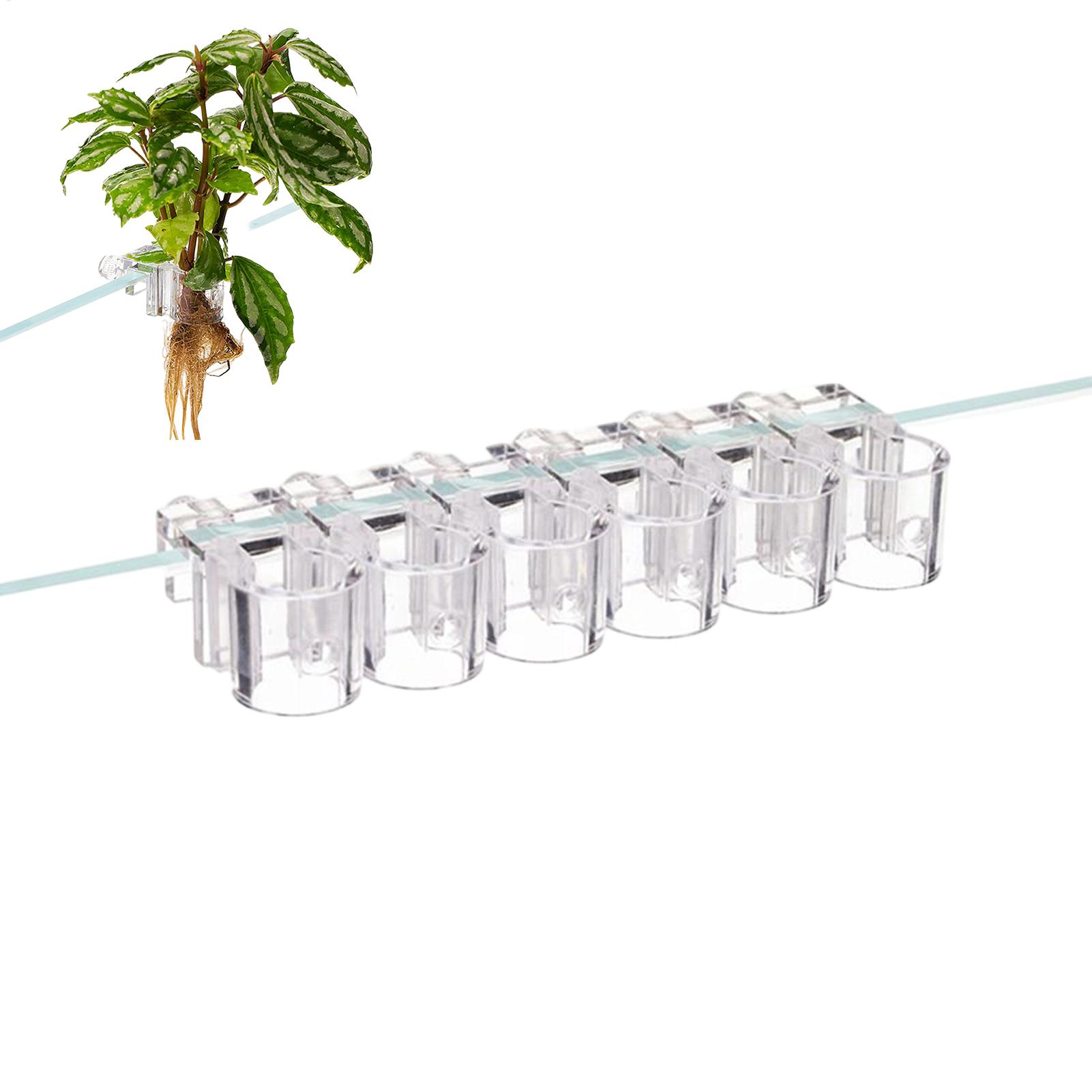 Aquarium Fish Pot - Mini maceta para pecera, 6 uds.,
