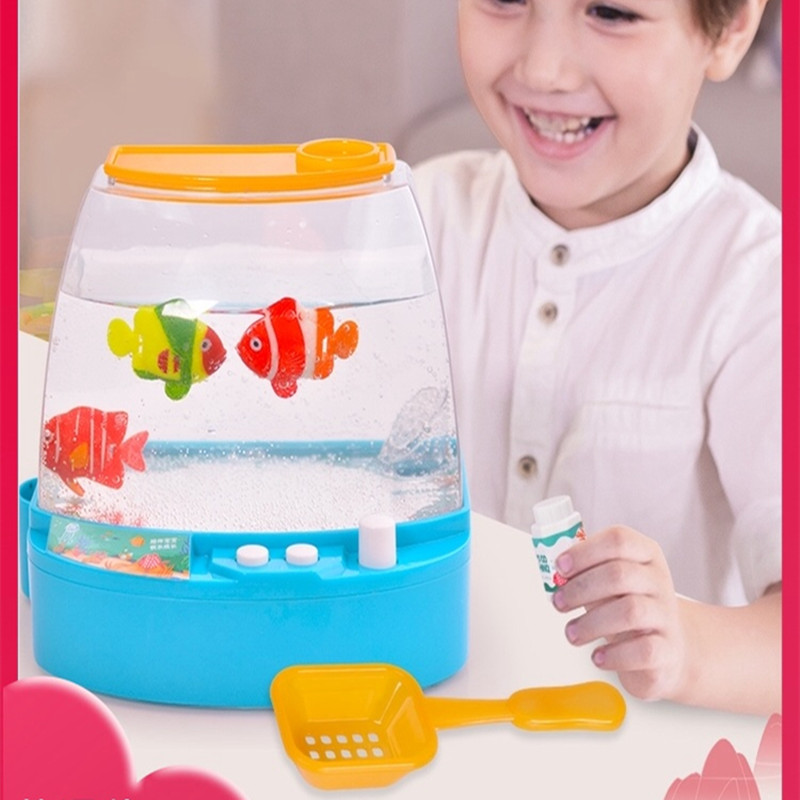 Aquarium Fish Keeping - Juguete novedoso y divertido, pecera eléctrica