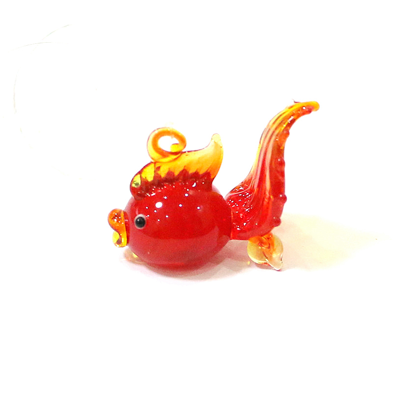 Aquarium Fish Japan - Mini estatuilla colgante de pez dorado
