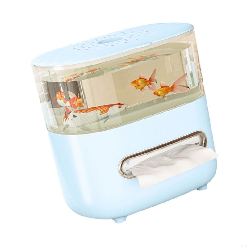 Caja pañuelos 2 en 1 para pece - Aquarium Fish Japan reseña y precio