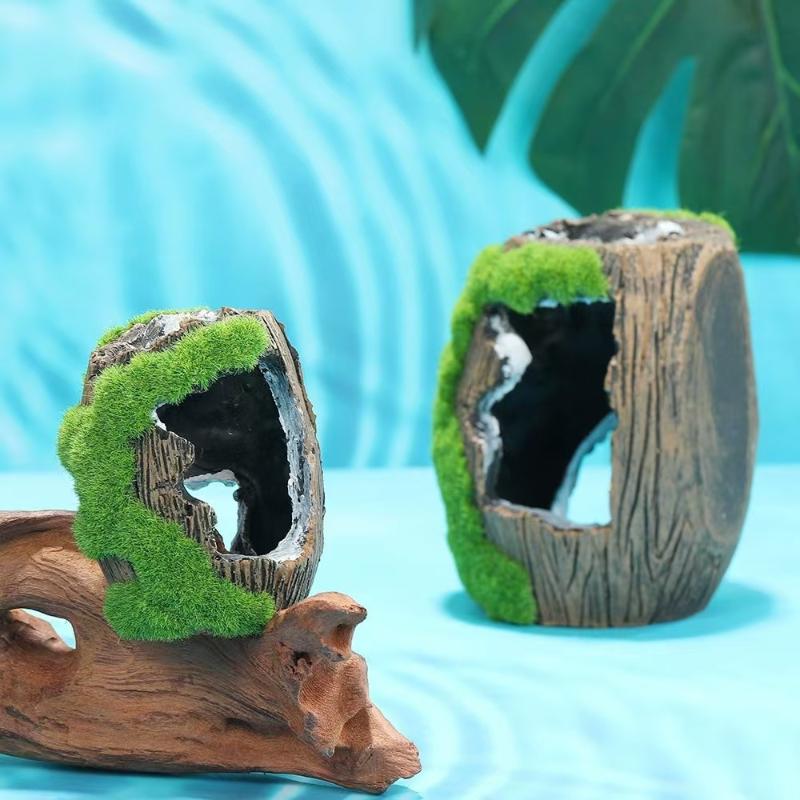 Adornos de resina para acuario - Aquarium Fish Hideout reseña y precio