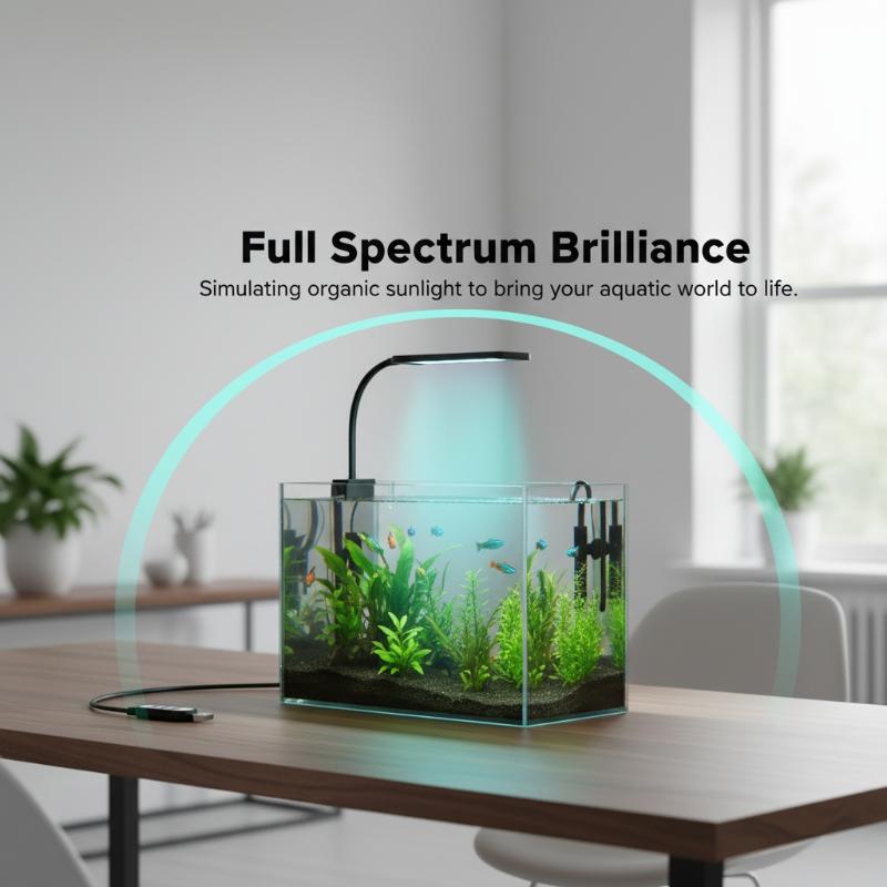 Lámpara LED de espectro comple - Aquarium Fish Tank reseña y precio
