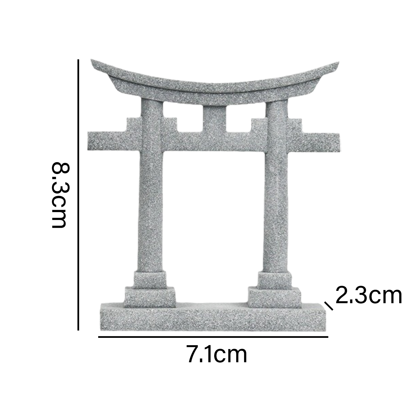 Figura de santuario de puerta  - Aquarium Fish Japan reseña y precio