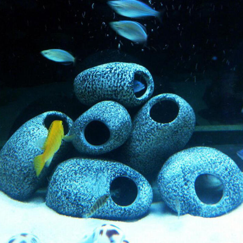 Adorno de seguridad de roca pa - Aquarium Fish Hideout reseña y precio