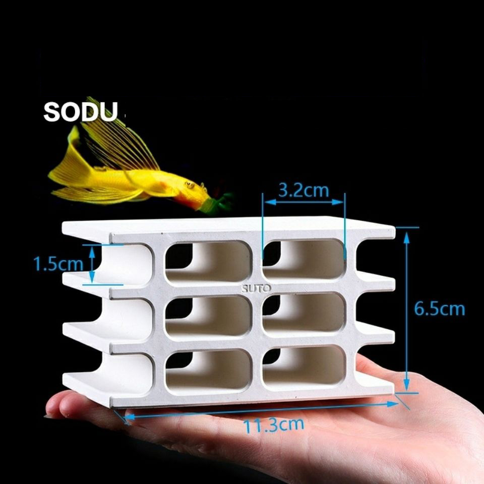 Tanque de cerámica blanca para - Aquarium Fish Pot reseña y precio