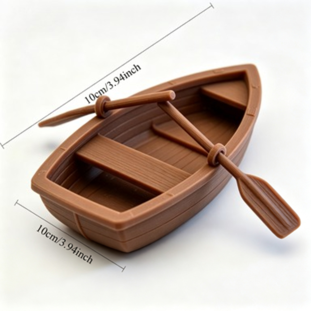 Mini Bote de Madera con Doble  - Aquarium Fish Small reseña y precio