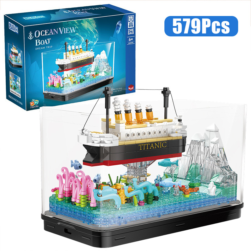 MOC Titanic Cruise Line Pirate - Aquarium Fish Keeping reseña y precio