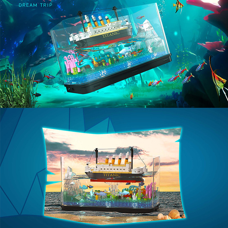 MOC Titanic Cruise Line Pirate - Aquarium Fish Keeping reseña y precio