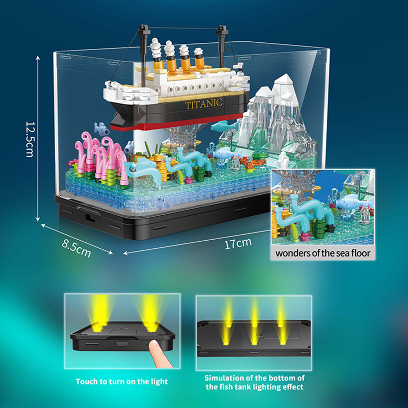 MOC Titanic Cruise Line Pirate - Aquarium Fish Keeping reseña y precio
