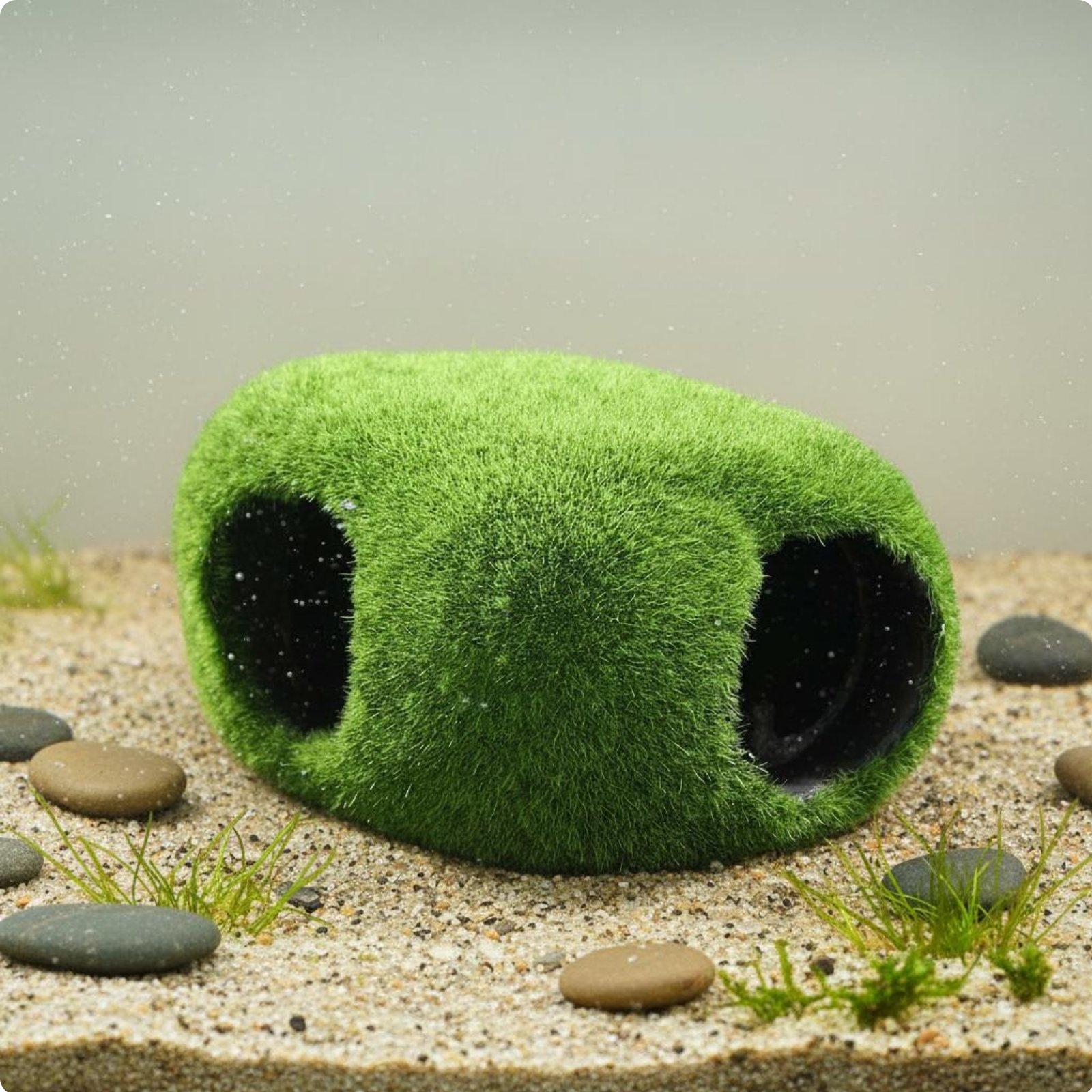Escultura Decorativa de Musgo  - Aquarium Fish Hideout reseña y precio