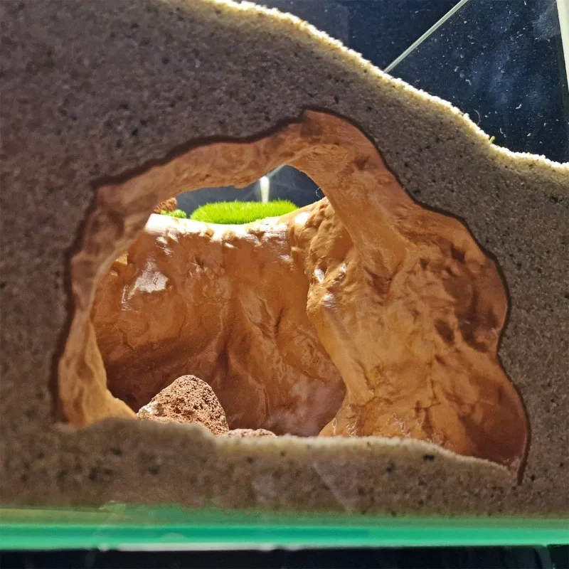 Adorno de acuario de cueva de  - Aquarium Fish Hideout reseña y precio