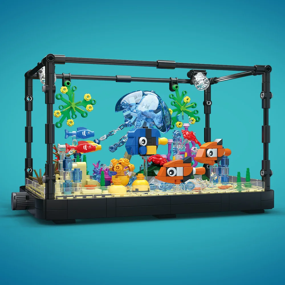 Juego de bloques de construcci - Aquarium Fish House reseña y precio