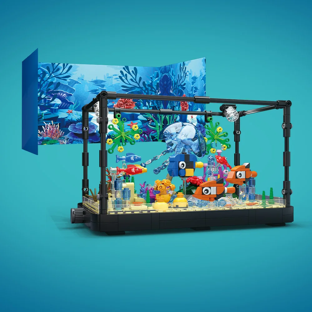 Juego de bloques de construcci - Aquarium Fish House reseña y precio