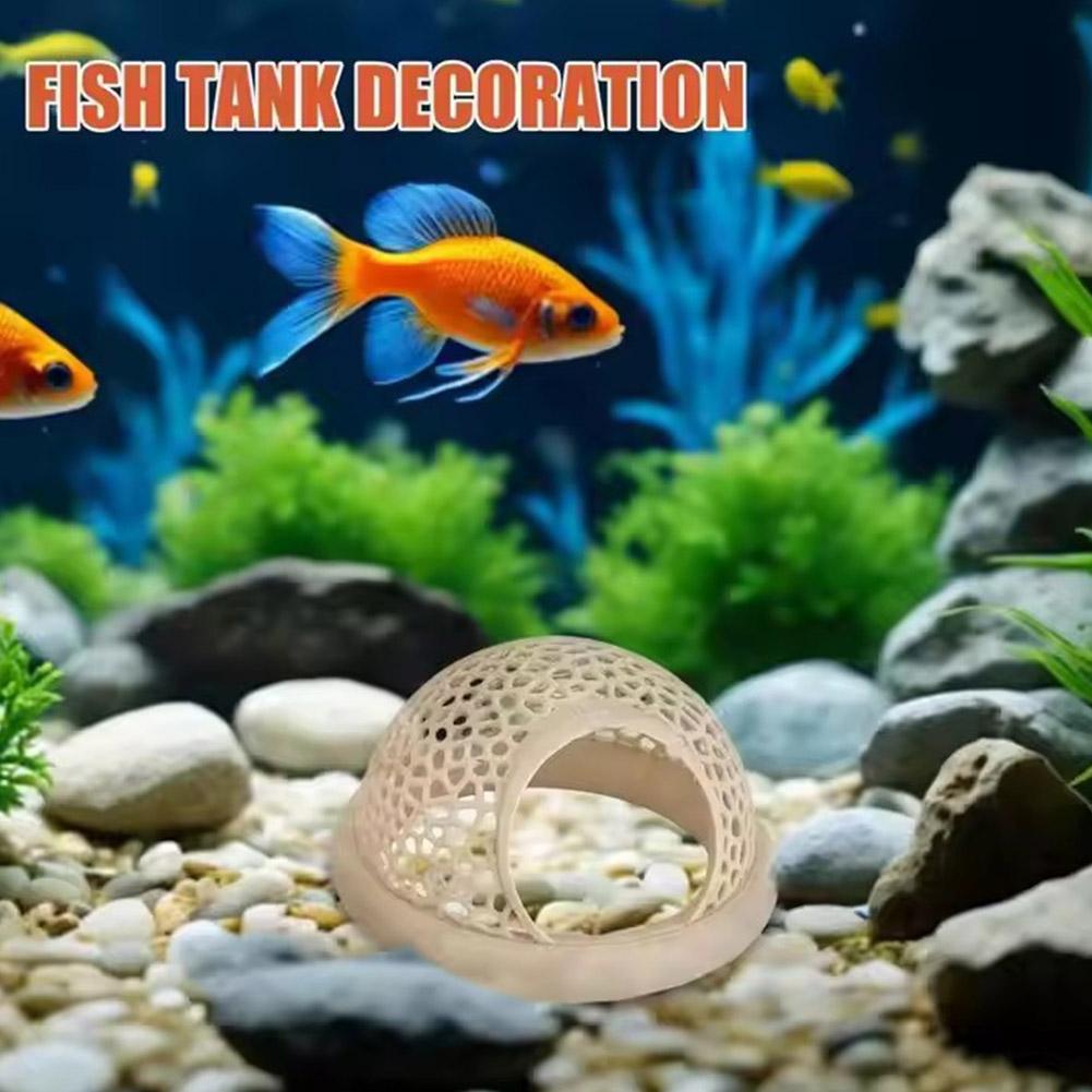 Acuario cueva flotante peces c - Aquarium Fish Hideout reseña y precio