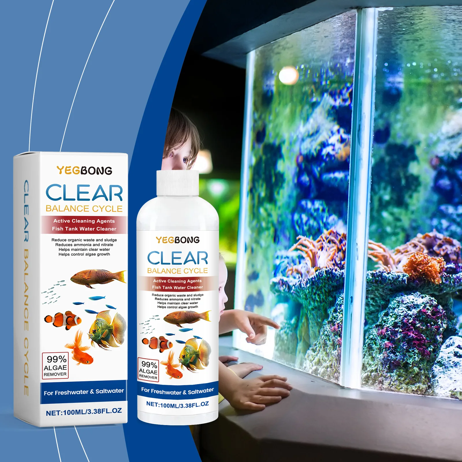 Eliminador de algas para pecer - Aquarium Fish House reseña y precio