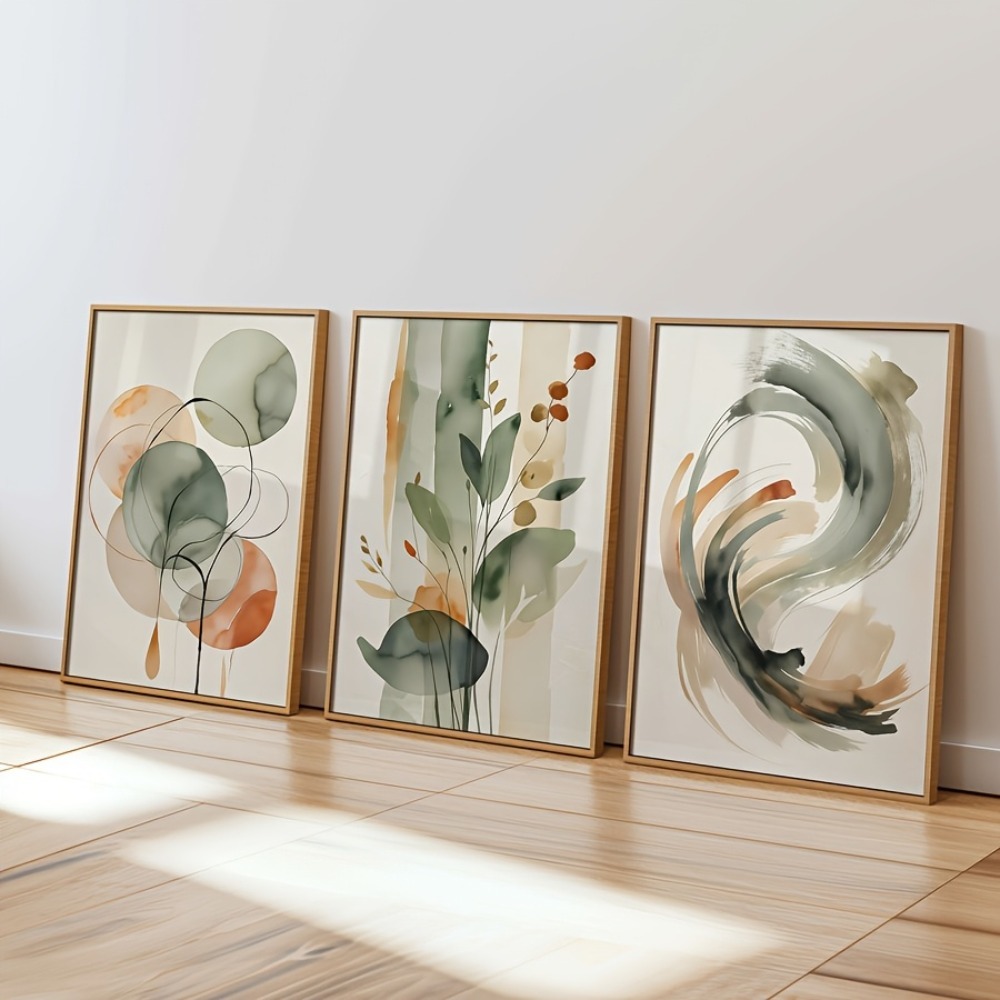 3 piezas de arte de pared abst - Live Plant Fertilizer reseña y precio