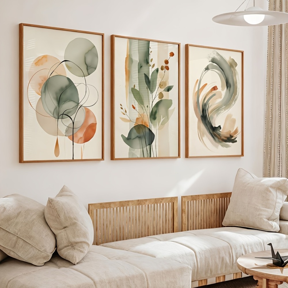 3 piezas de arte de pared abst - Live Plant Fertilizer reseña y precio