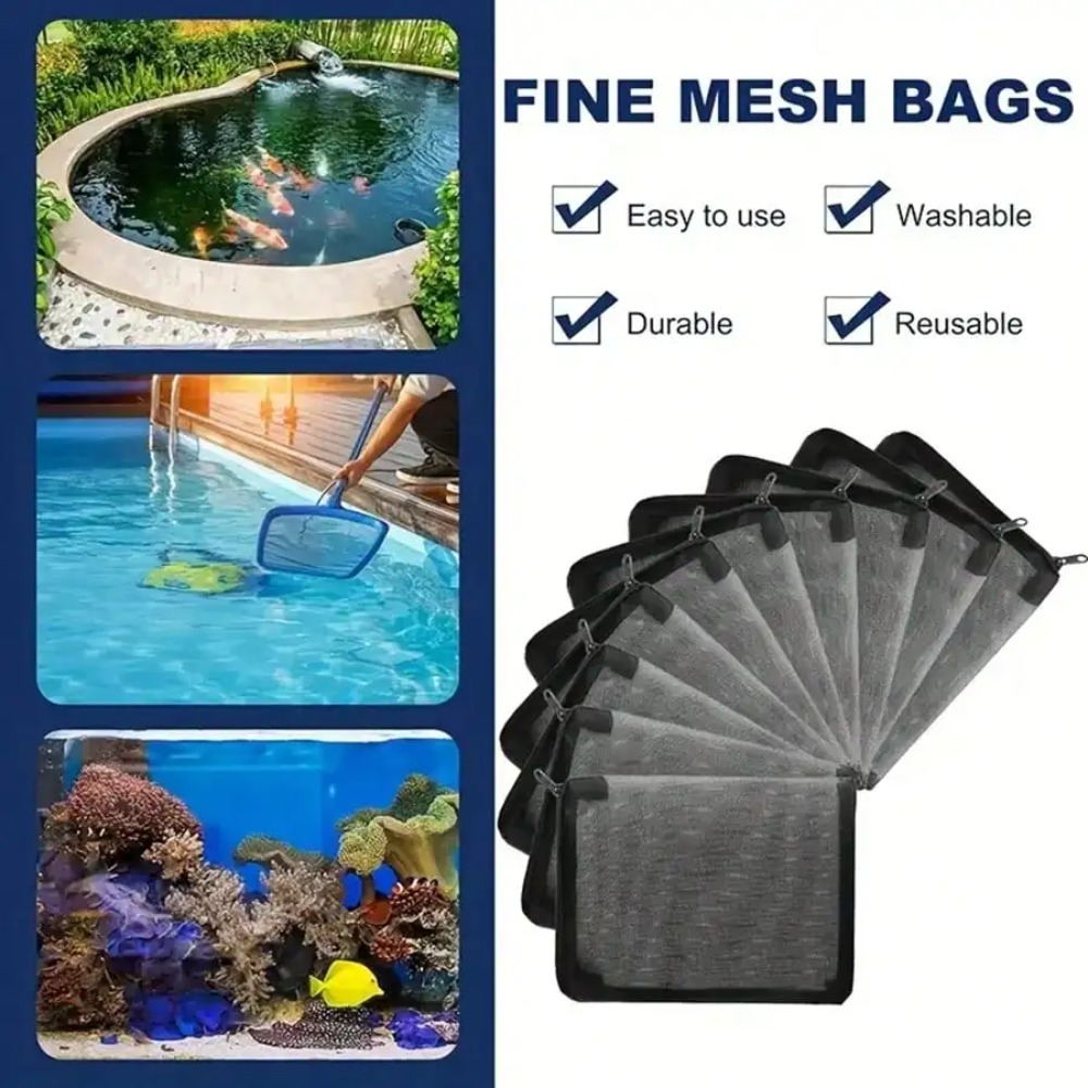 10 bolsas de filtro de malla n - Aquarium Fish Keeping reseña y precio